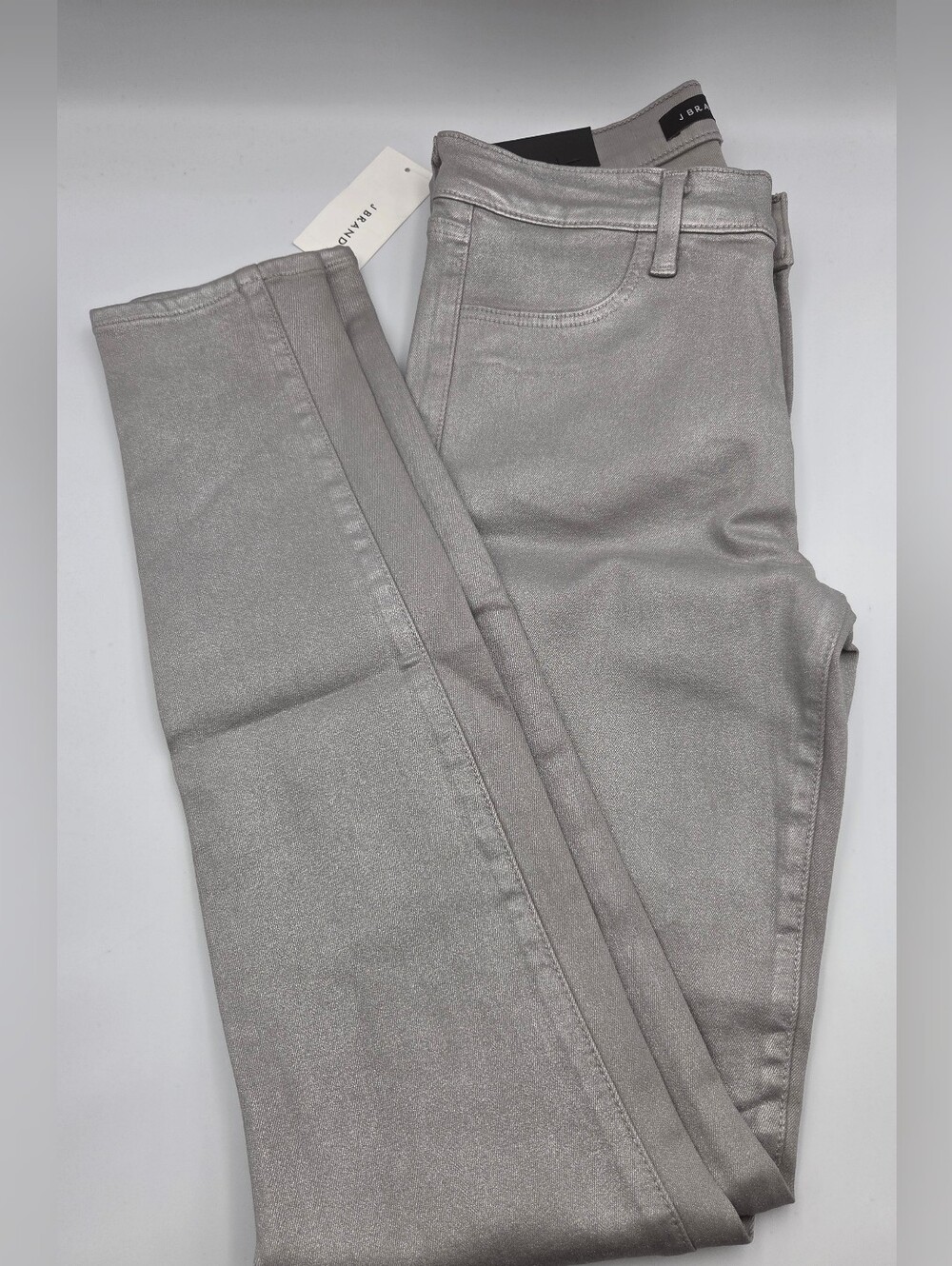 NWT J Brand for Neiman Marcus women's Metallic skinny jeans